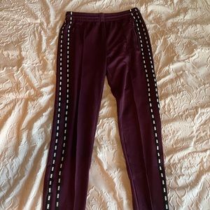 VS Pink XS Purple Track Pants